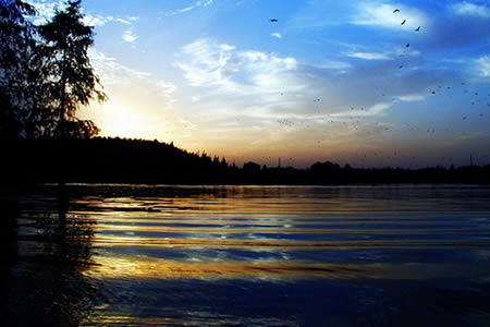 華中農業大學：湖山夕照